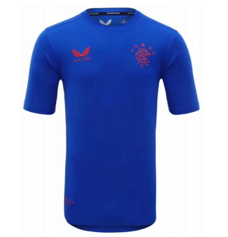 2021/22 Rangers Blue Training Shirt